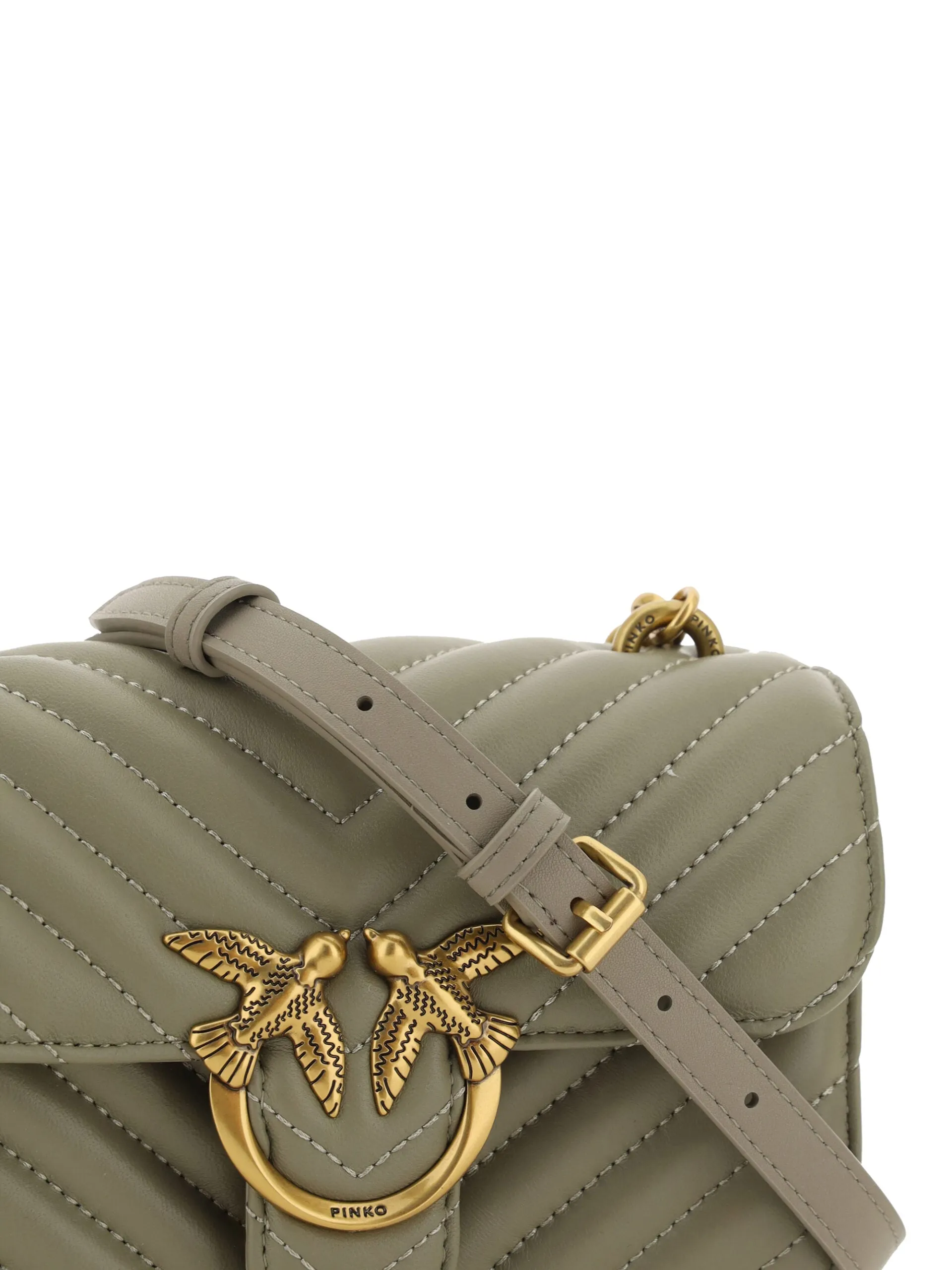 Chic Mini Love Bell Shoulder Bag in Noce Green sold by Louxly product image thumbnail 4