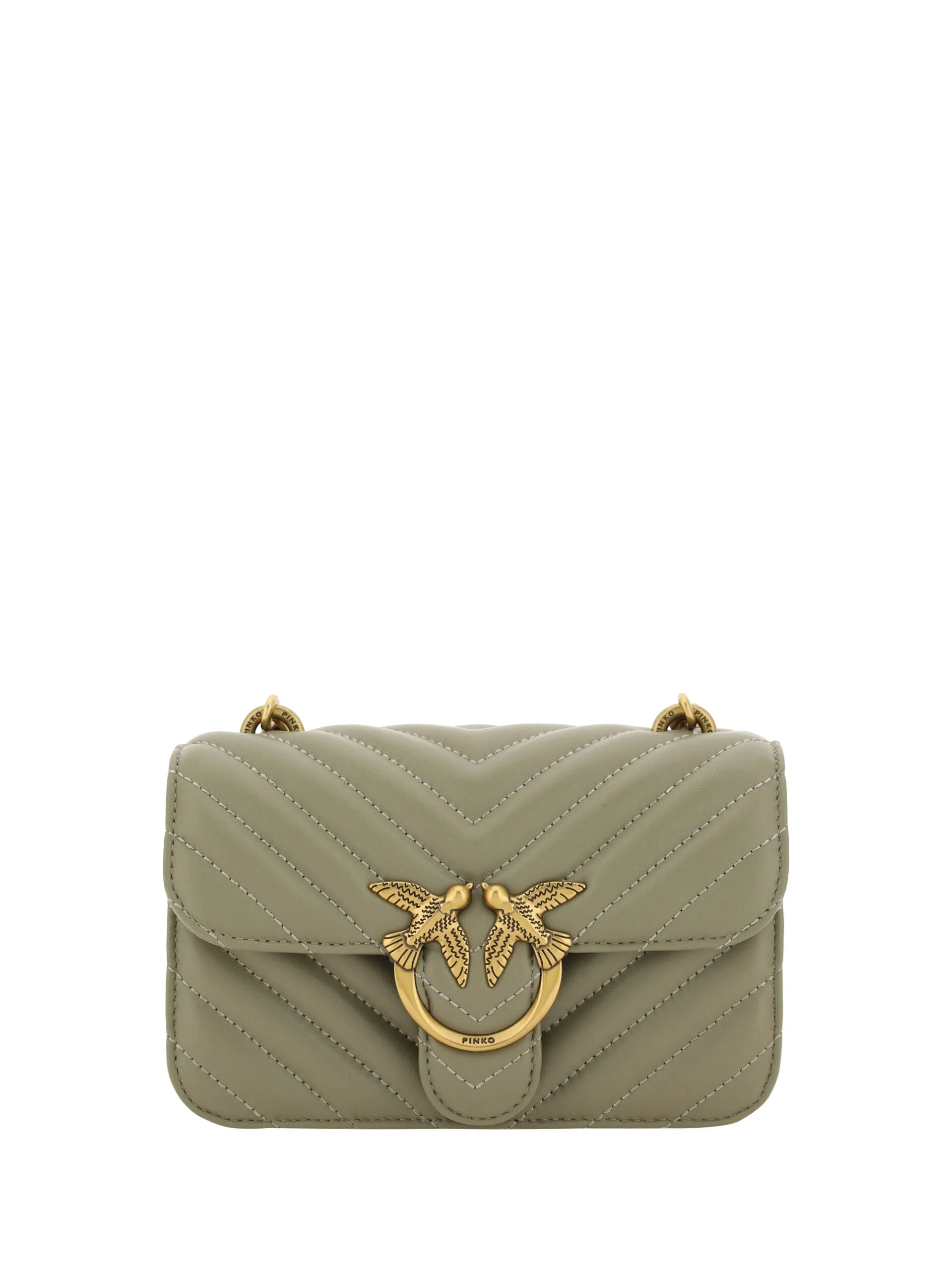 Chic Mini Love Bell Shoulder Bag in Noce Green sold by Louxly