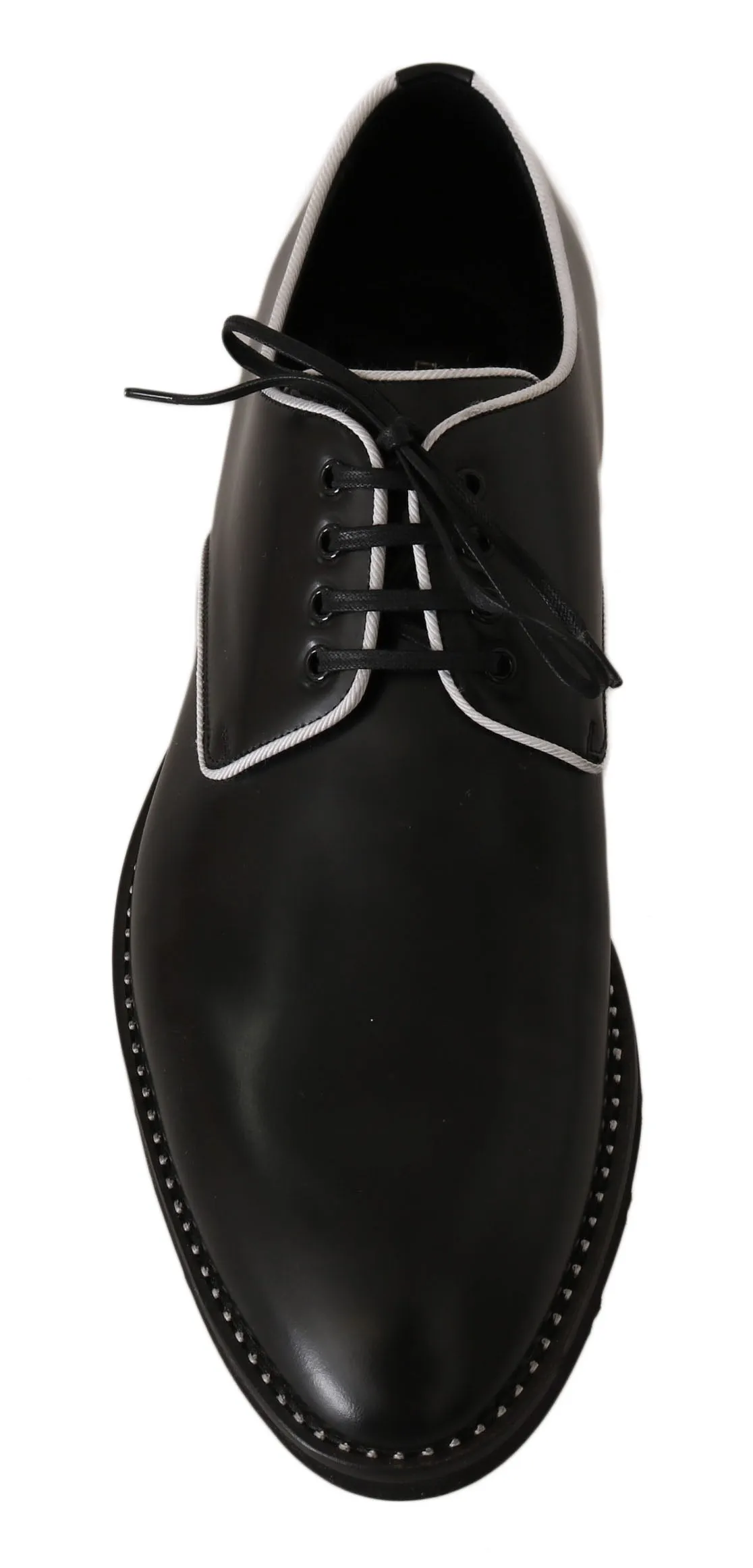Elegant Black Leather Derby Dress Shoes sold by Louxly product image thumbnail 2