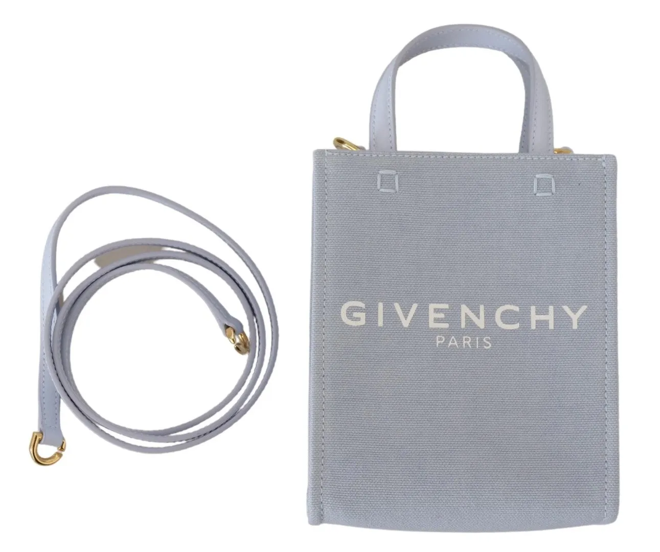 Chic Cloud Blue Cotton Mini Bag sold by Louxly product image thumbnail 4