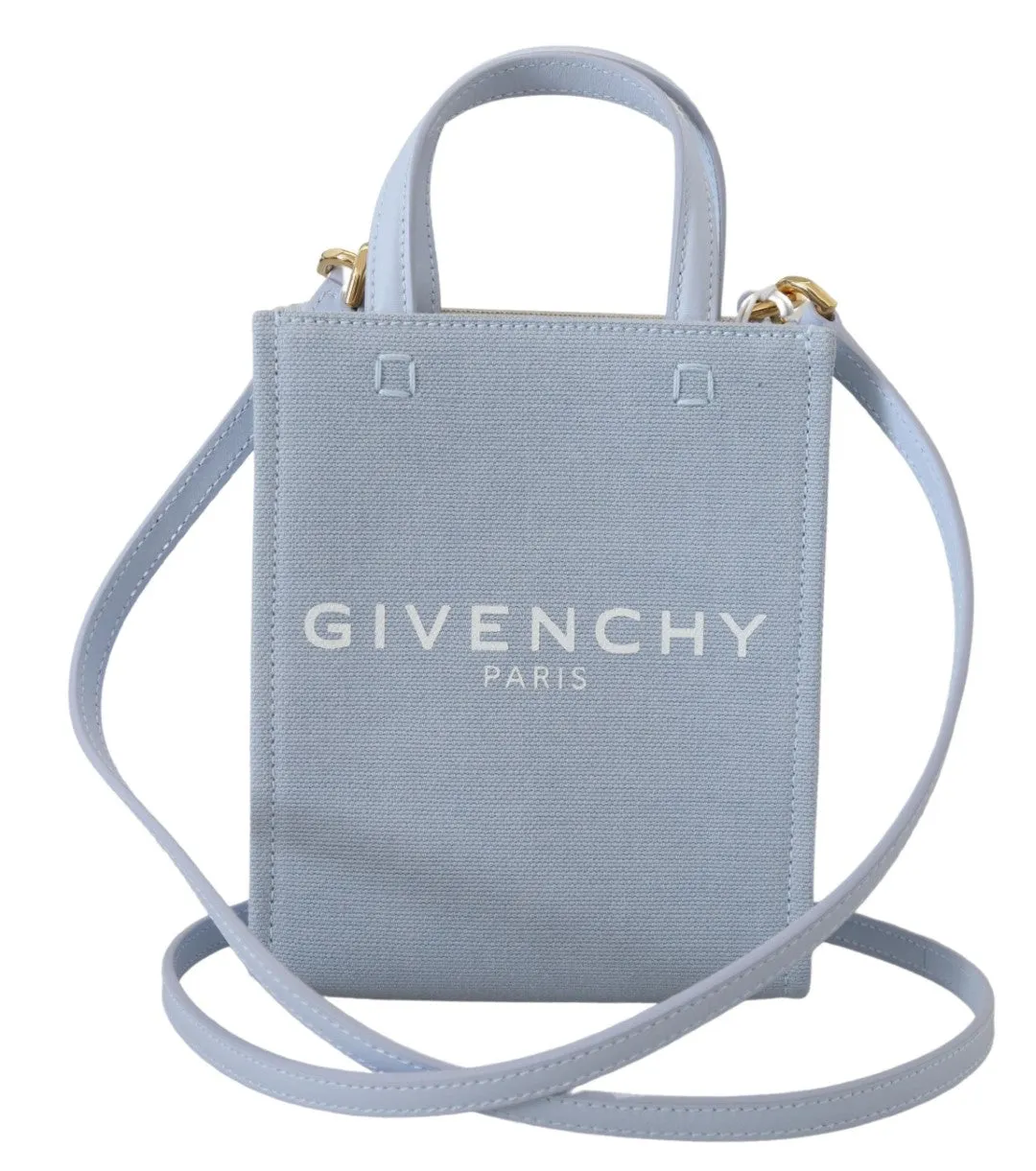Chic Cloud Blue Cotton Mini Bag sold by Louxly