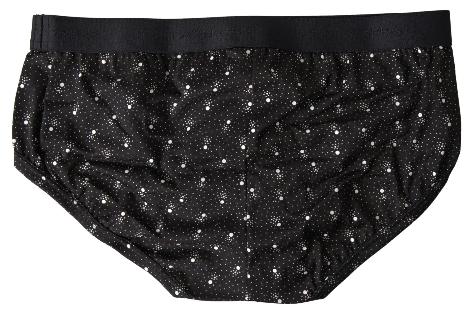 Elegant Black Dotted Brief with Comfort Fit sold by Louxly product image thumbnail 2