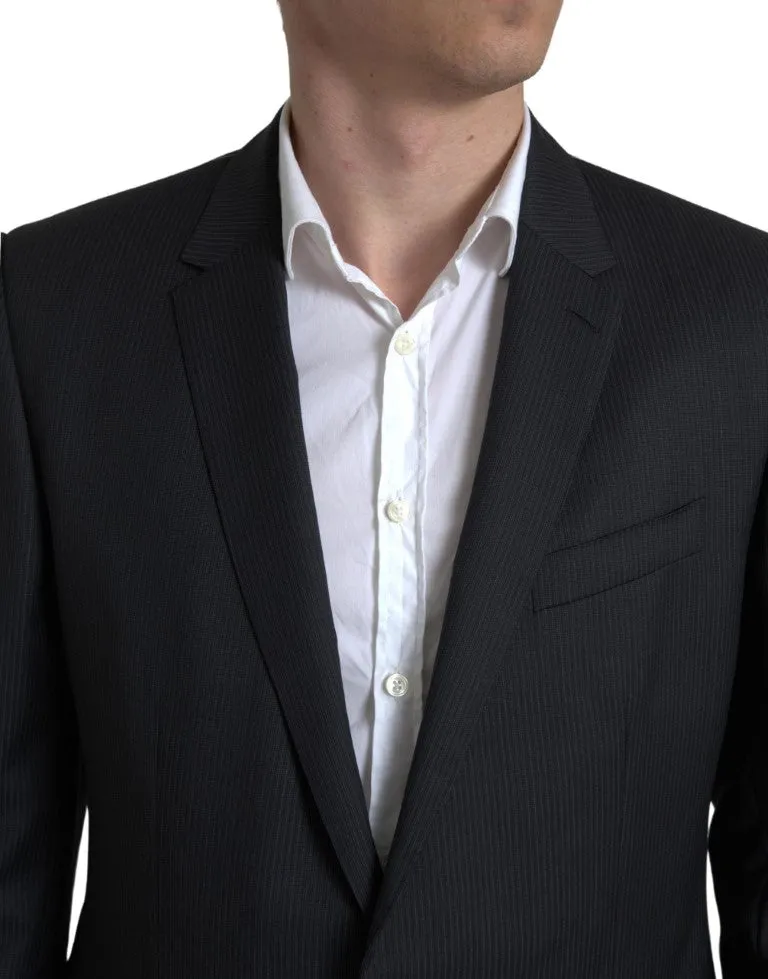 Elegant Black Two-Piece Slim Fit Suit sold by Louxly product image thumbnail 2