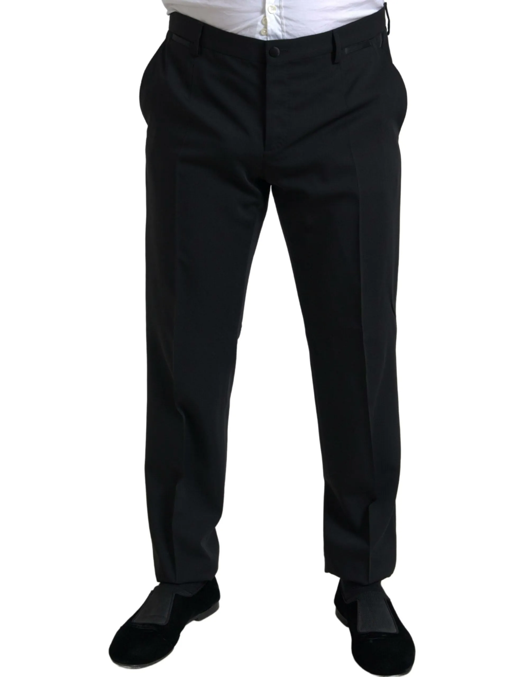 Elegant Black Slim Fit Two-Piece Suit sold by Louxly product image thumbnail 5