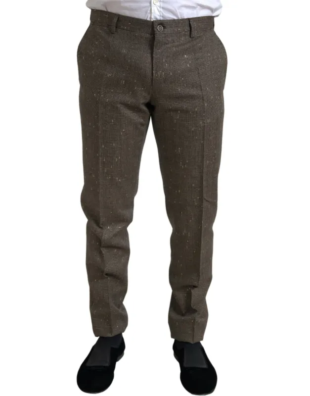 Elegant Skinny Wool Chino Pants sold by Louxly