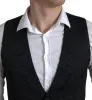 Elegant Black Formal Dress Vest sold by Louxly