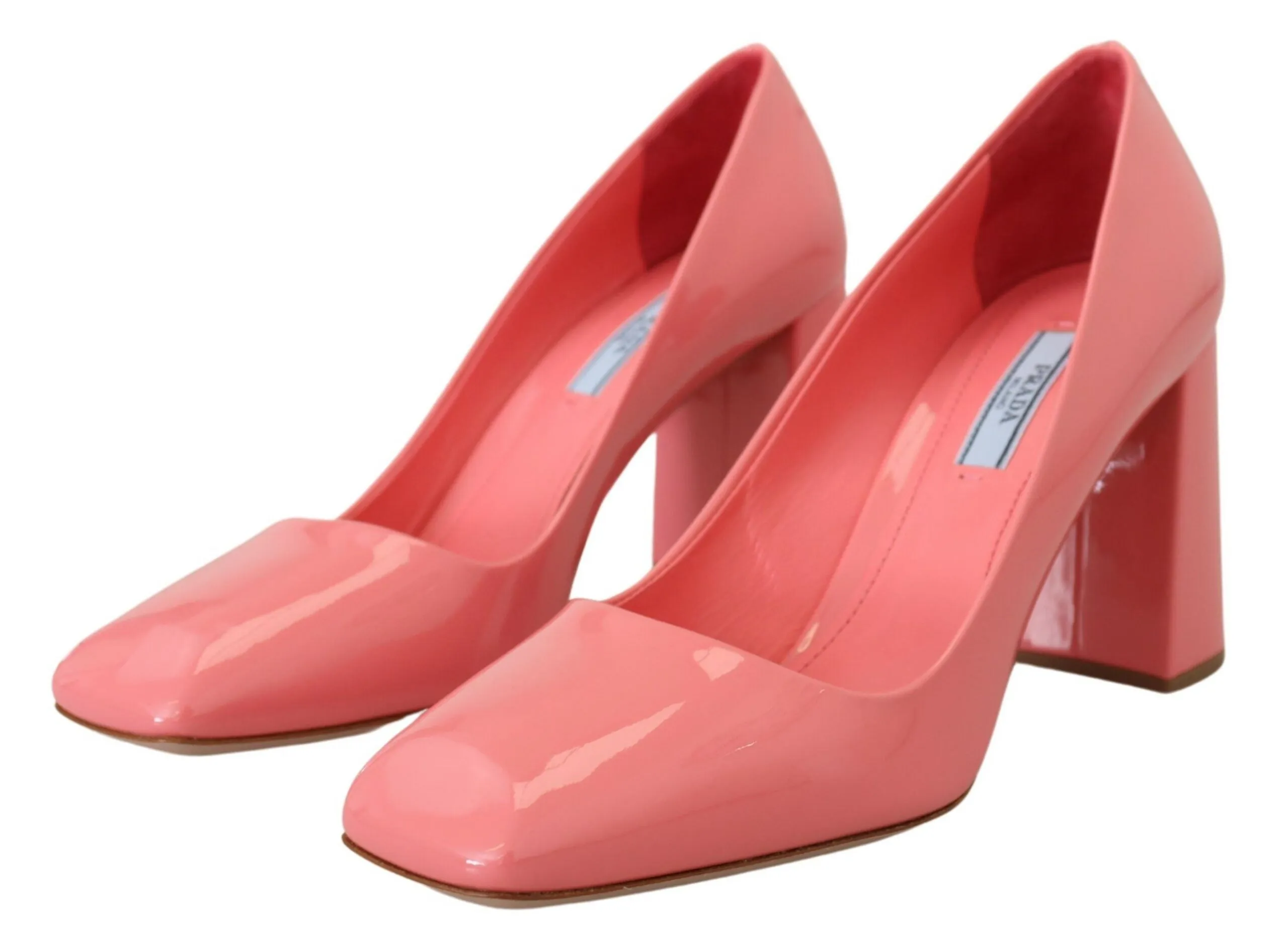 Elegant Square Toe Pink Heels sold by Louxly product image thumbnail 4
