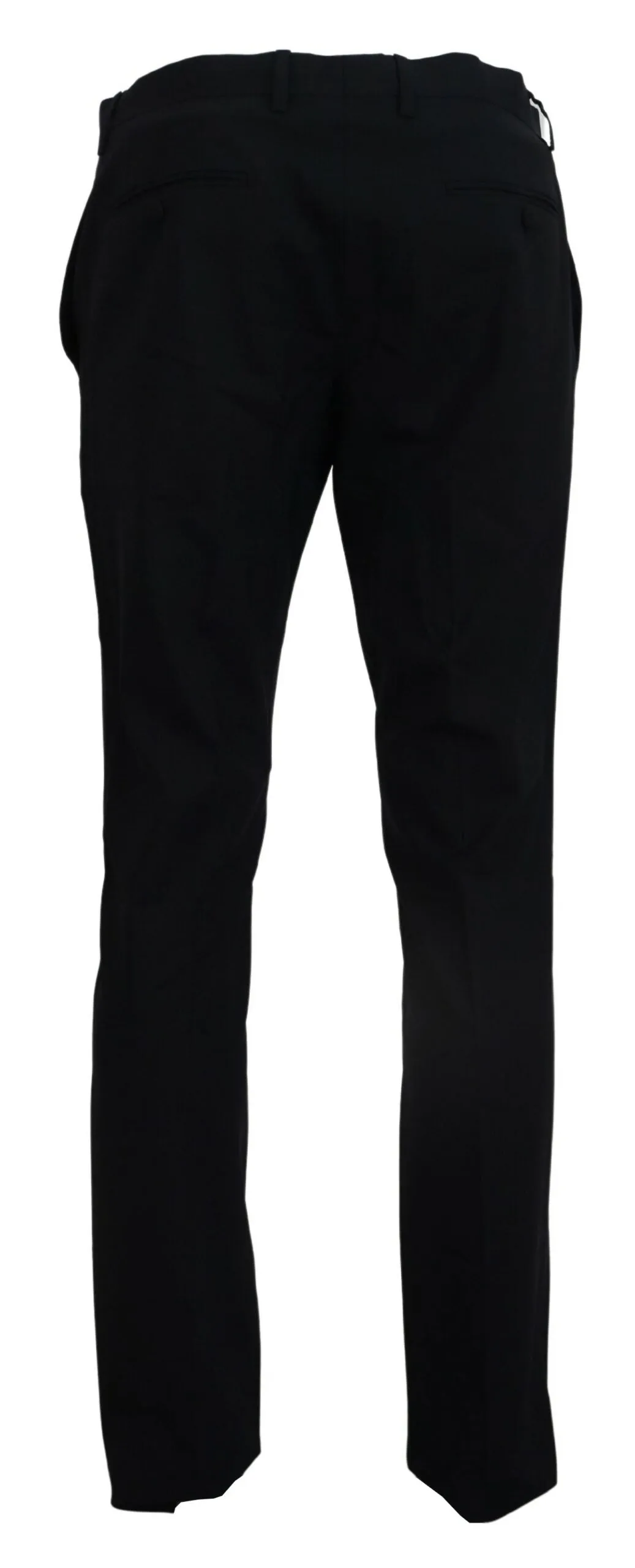 Elegant Slim Fit Dress Pants in Blue sold by Louxly product image thumbnail 3