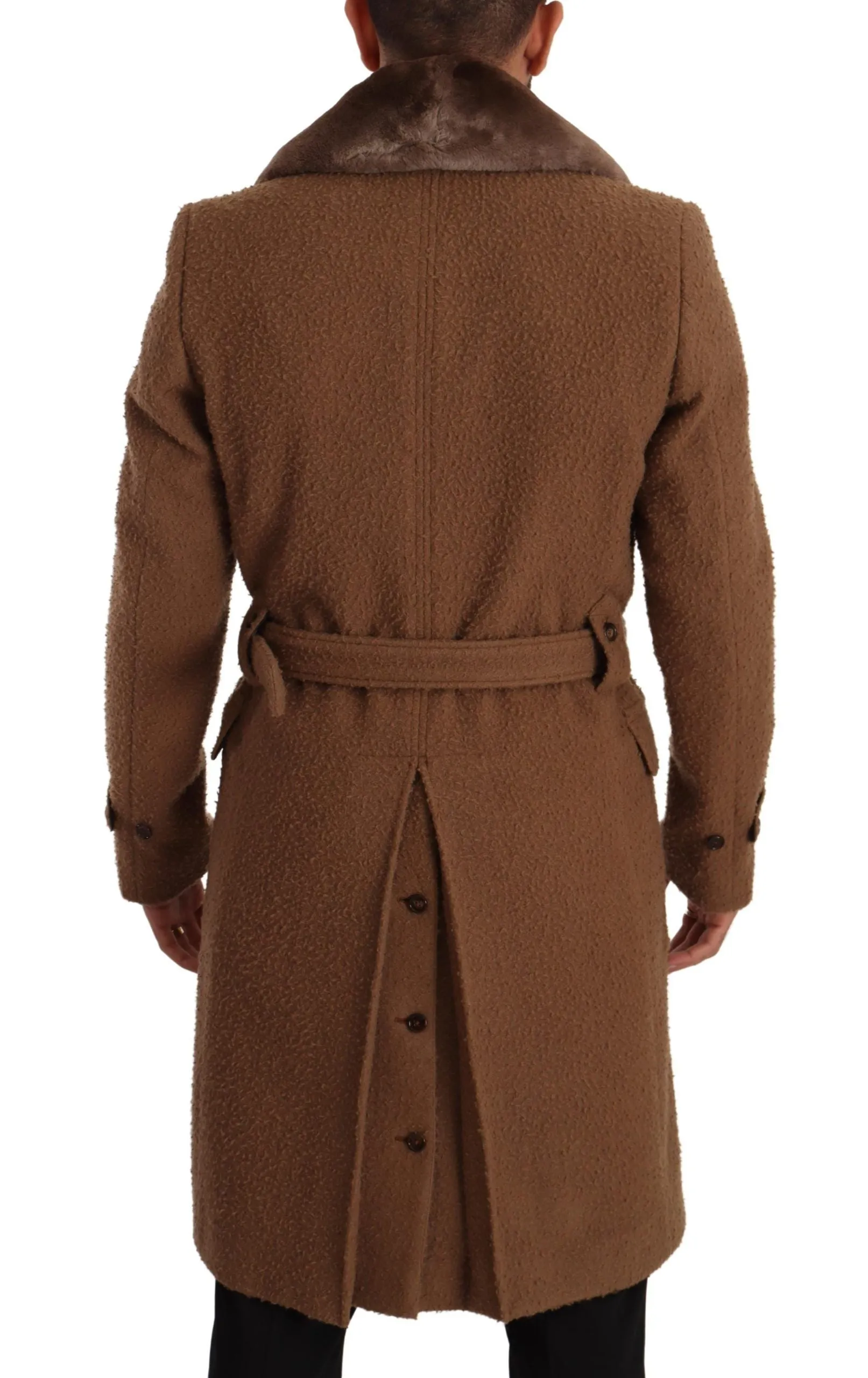 Elegant Double Breasted Wool Overcoat sold by Louxly product image thumbnail 2