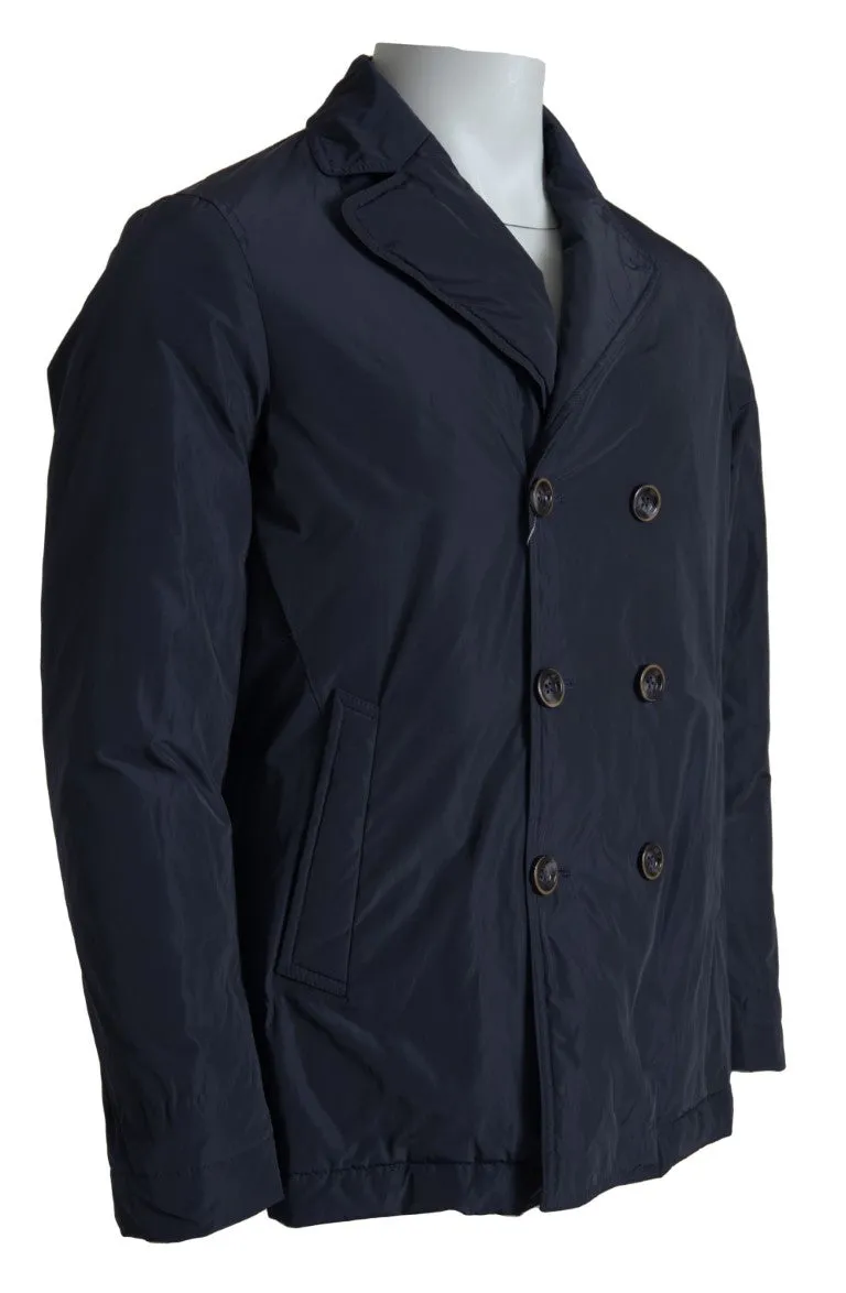 Elegant Double-Breasted Blue Jacket sold by Louxly product image thumbnail 2