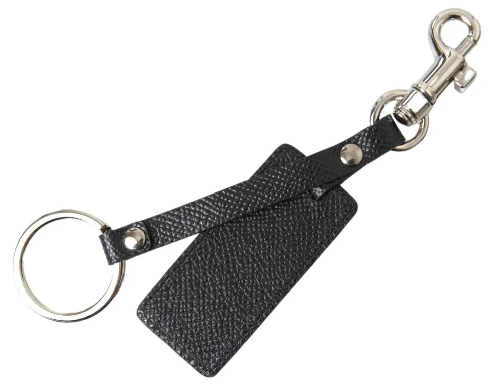 Elegant Black Leather Keyring Accessory sold by Louxly product image thumbnail 4
