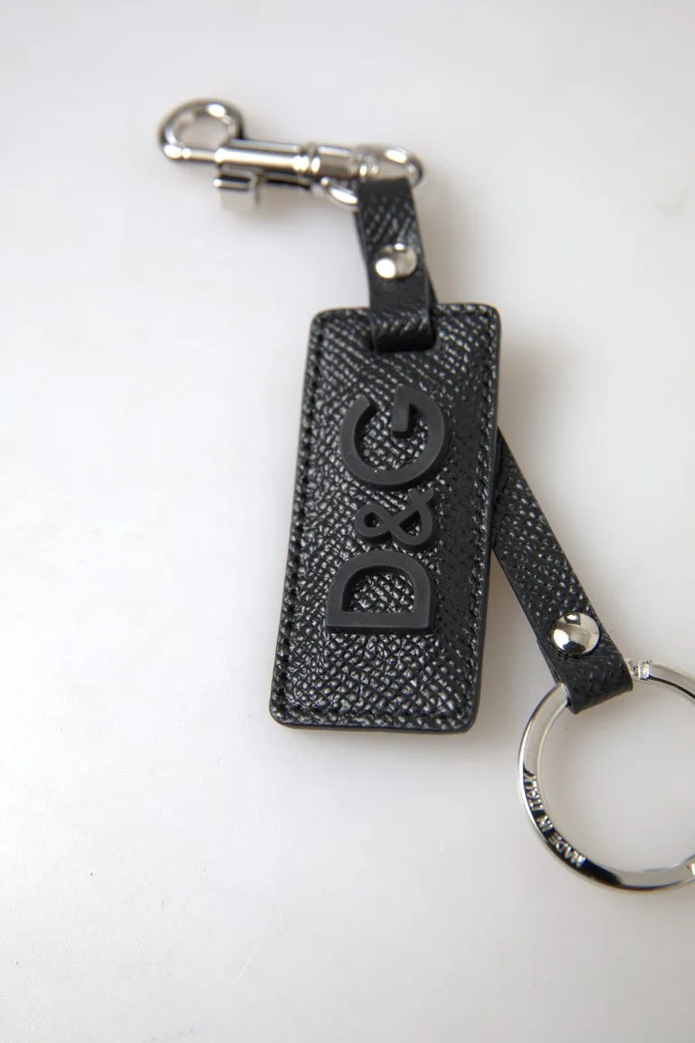Elegant Black Leather Keyring Accessory sold by Louxly product image thumbnail 3