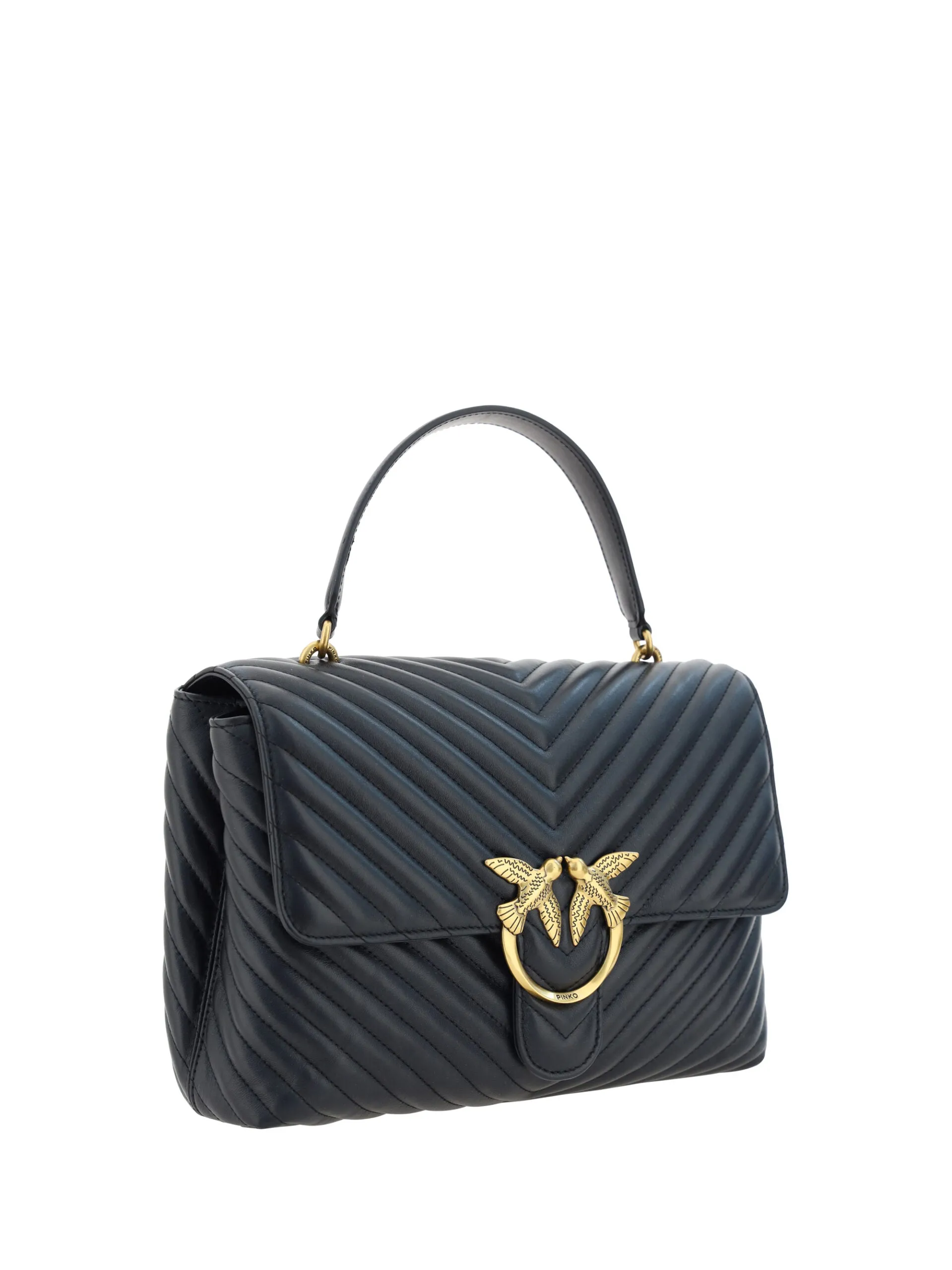 Elegant Black Calf Leather Handbag sold by Louxly product image thumbnail 2