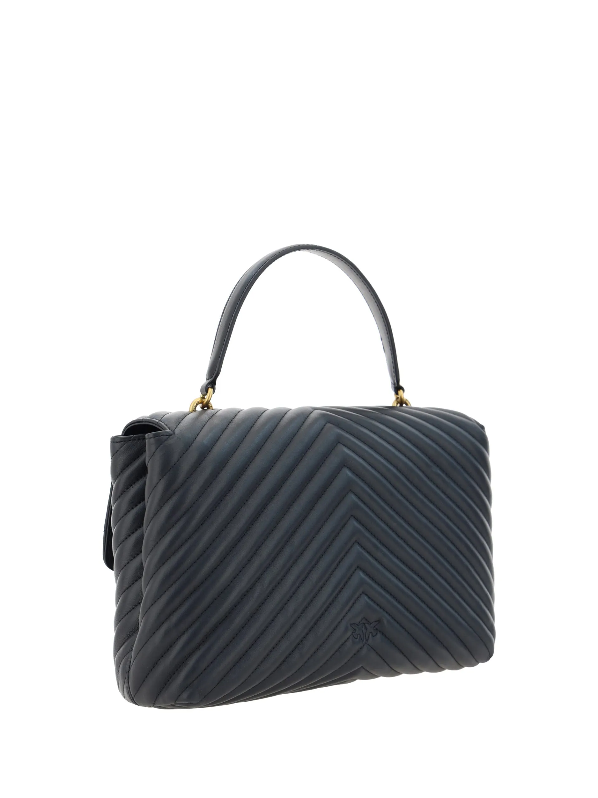 Elegant Black Calf Leather Handbag sold by Louxly product image thumbnail 3
