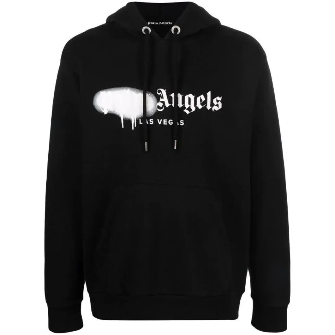 Palm Angels Mens Hoodie PMBB003C99FLE0081001 Black sold by Louxly