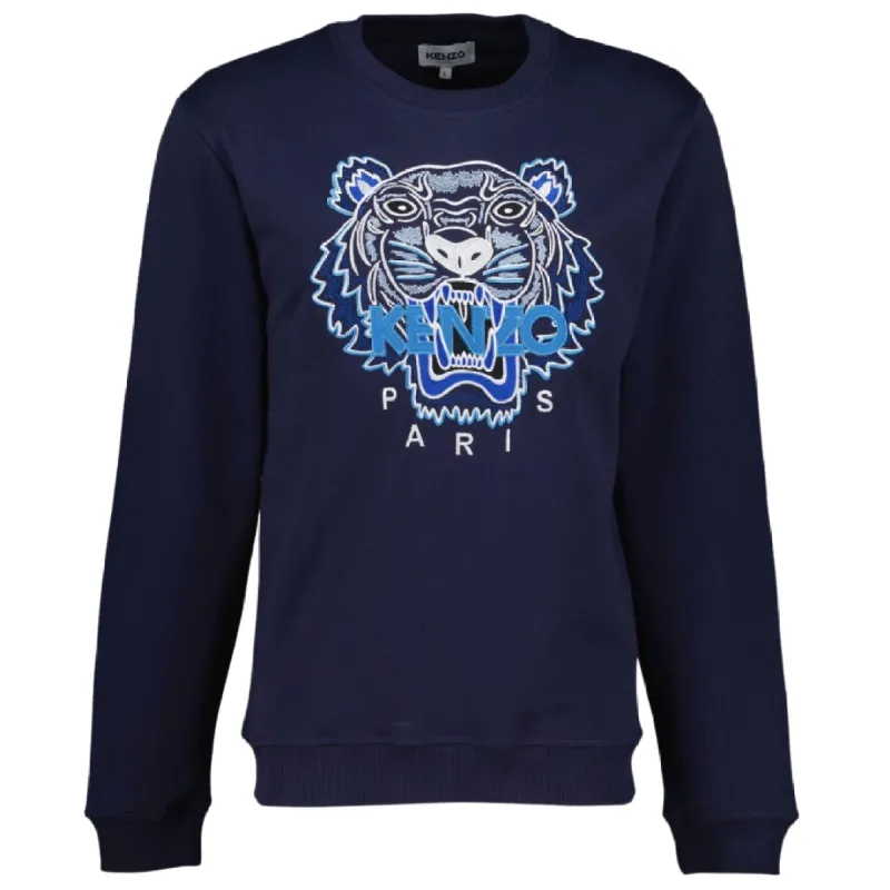 Kenzo Mens K42 P216 5SW123 4XA K42 Jumper Navy Blue made by Kenzo