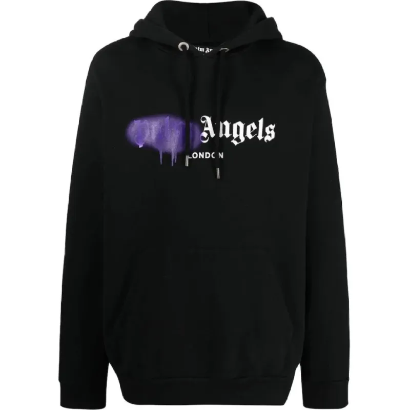 Palm Angels Mens Hoodie PMBB003C99FLE0021037 Black made by Palm Angels