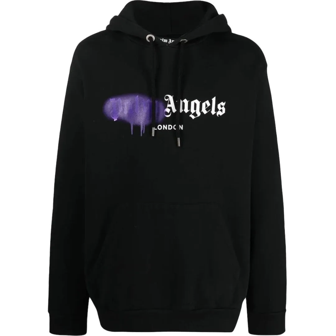 Palm Angels Mens Hoodie PMBB003C99FLE0021037 Black sold by Louxly