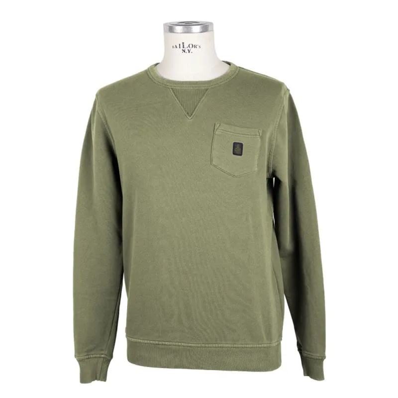 Green Cotton Men Sweater sold by Louxly