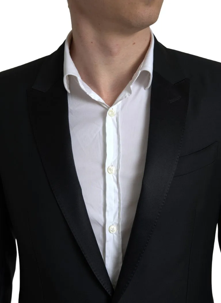 Exquisite Slim Fit Wool-Blend Blazer sold by Louxly product image thumbnail 2