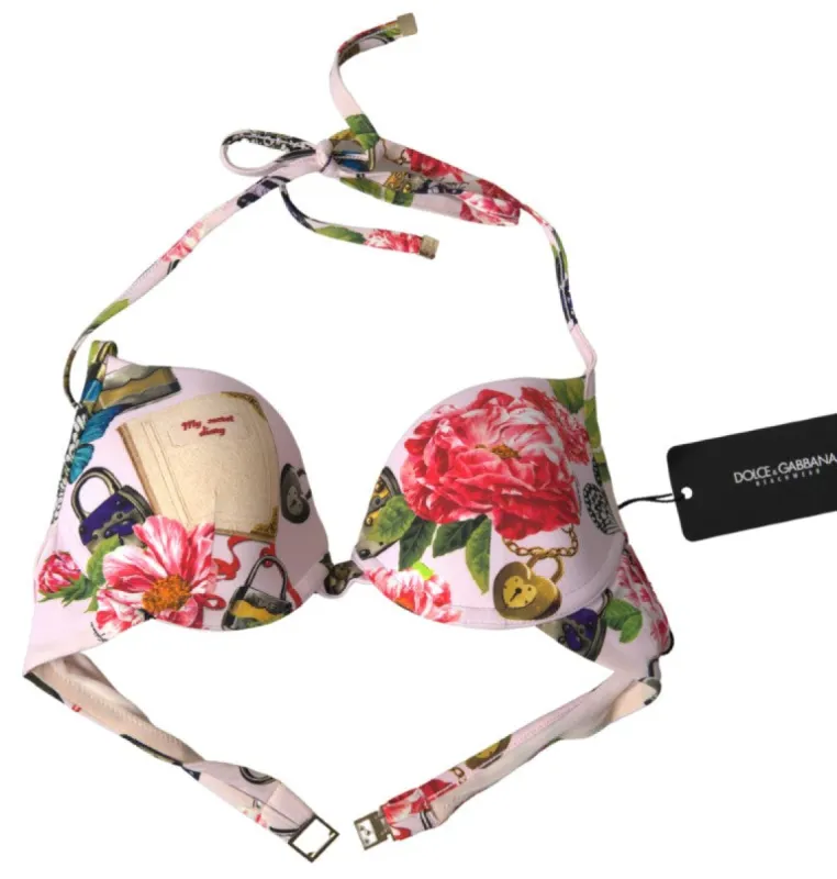 Chic Floral Bikini Top Elegance sold by Louxly