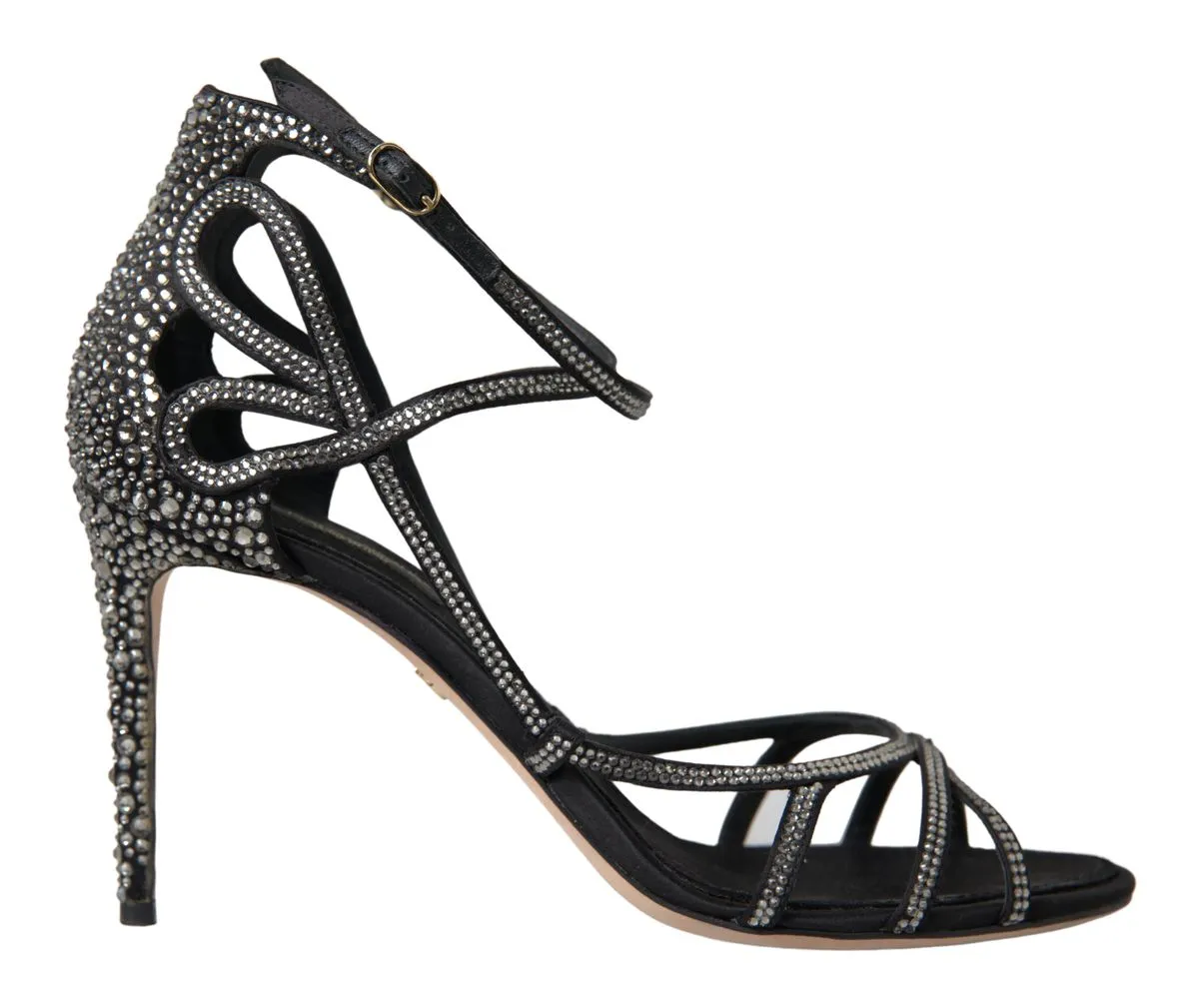 Elegant Keira Rhinestone Stiletto Sandals sold by Louxly