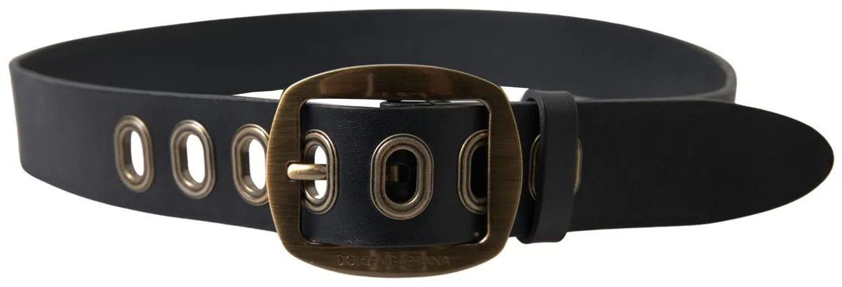 Sleek Italian Leather Belt with Metal Buckle sold by Louxly product image thumbnail 4