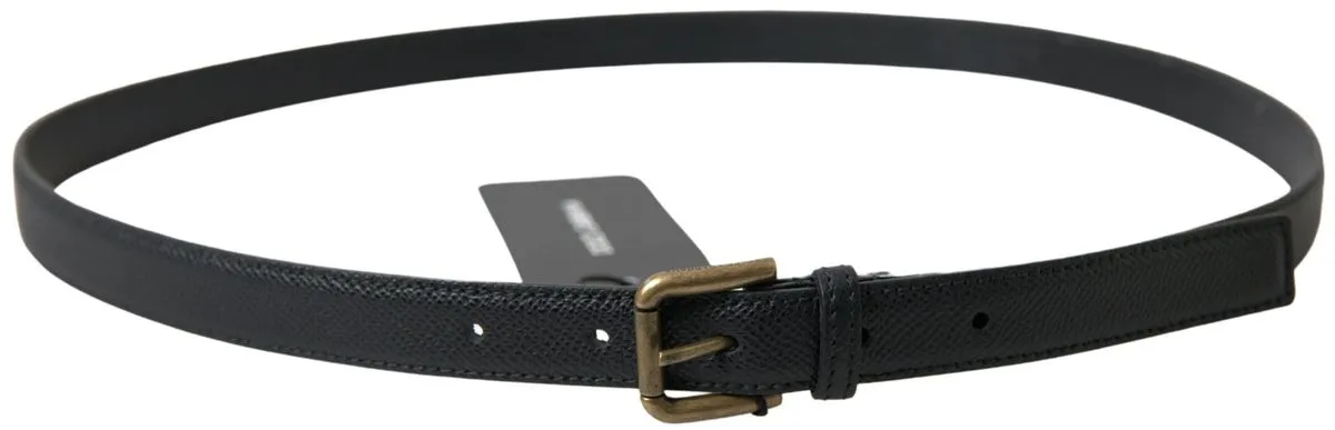 Elegant Black Italian Leather Belt sold by Louxly product image thumbnail 2