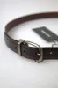 Elegant Leather Belt with Metal Buckle sold by Louxly
