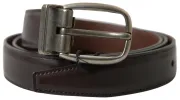 Elegant Leather Belt with Metal Buckle sold by Louxly