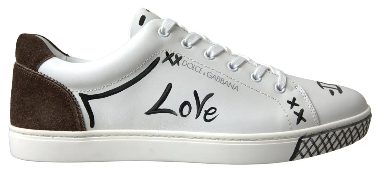 Sleek White Leather Casual Sneakers sold by Louxly product image thumbnail 5