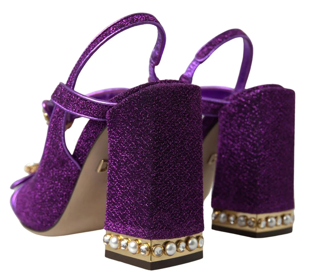 Elegant Purple Ankle Strap Heels sold by Louxly product image thumbnail 5