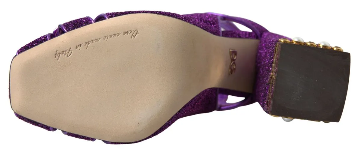 Elegant Purple Ankle Strap Heels sold by Louxly product image thumbnail 3