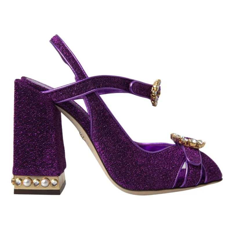 Elegant Purple Ankle Strap Heels sold by Louxly