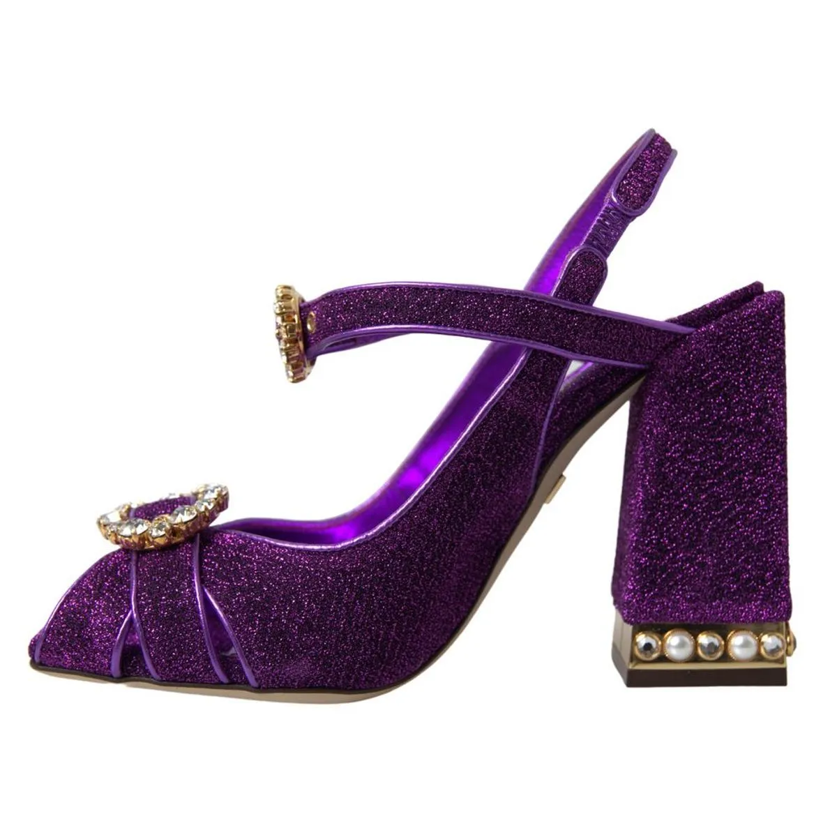 Elegant Purple Ankle Strap Heels sold by Louxly product image thumbnail 4