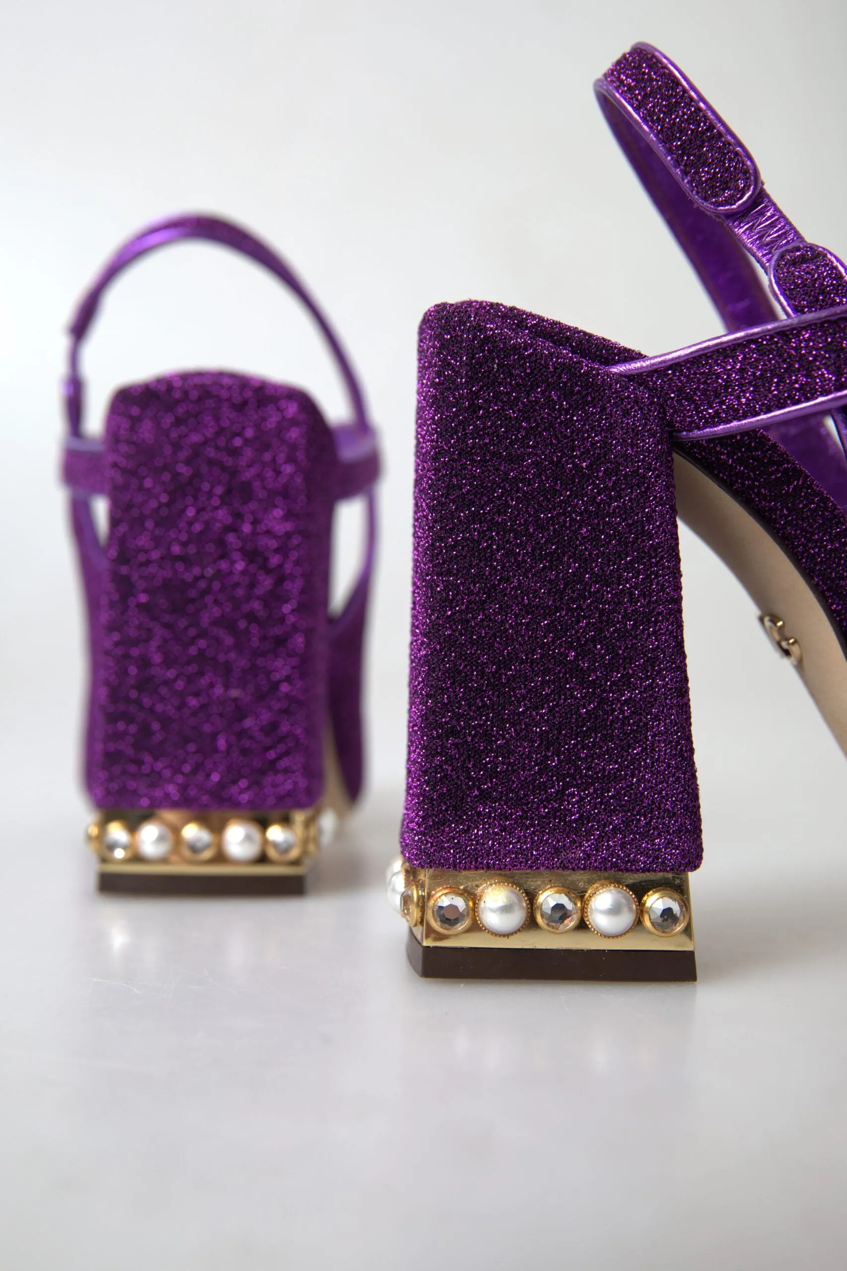Elegant Purple Ankle Strap Heels sold by Louxly product image thumbnail 2
