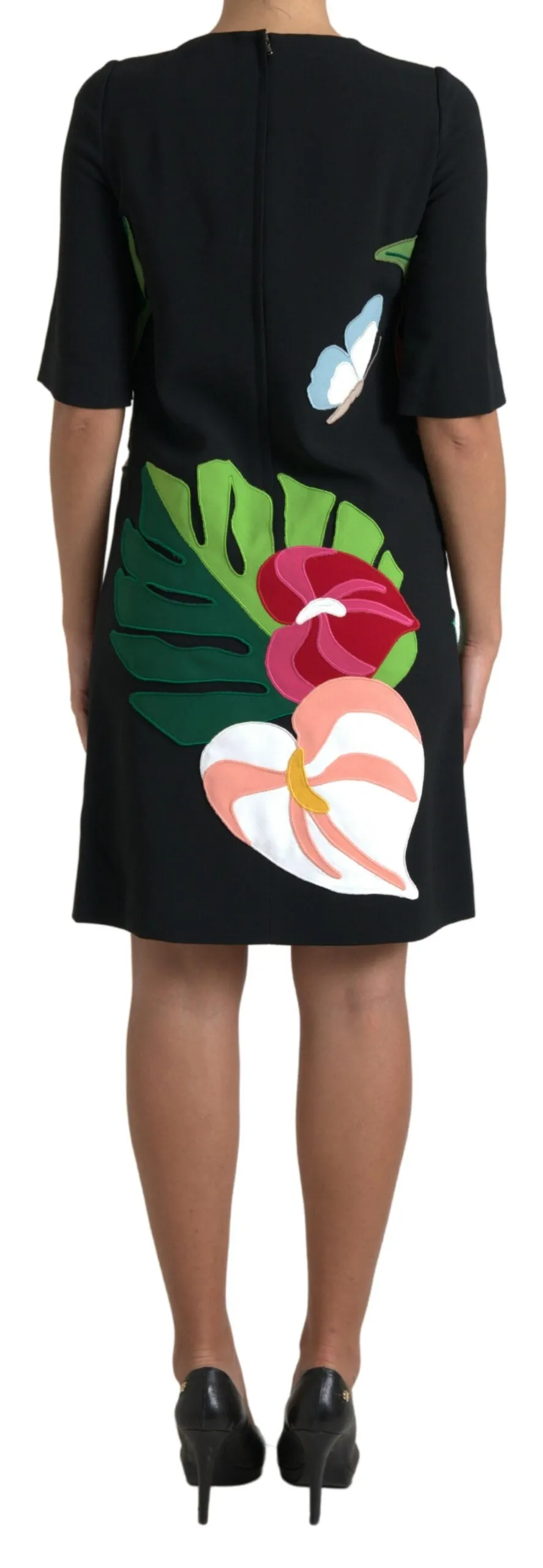 Elegant Jungle Motif Sheath Dress sold by Louxly product image thumbnail 5