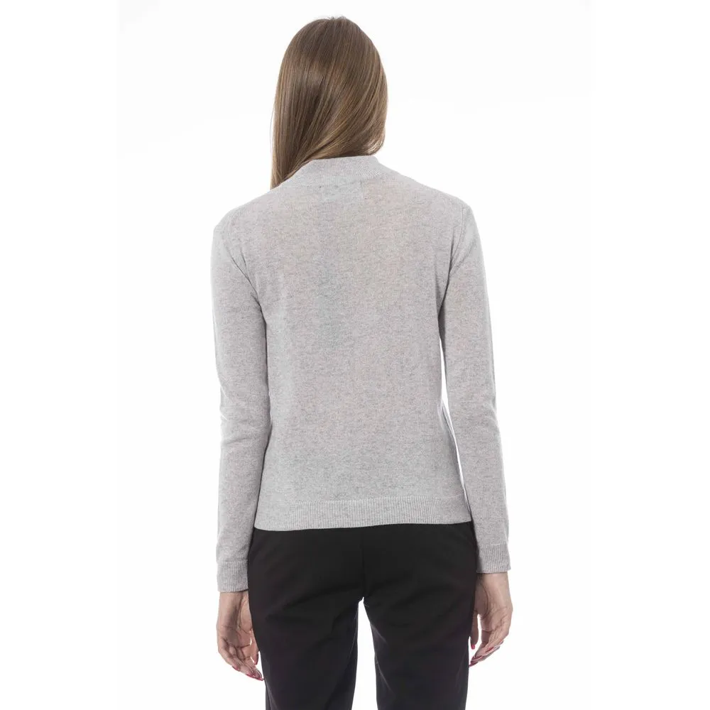 Gray Cashmere Women Sweater sold by Louxly product image thumbnail 3