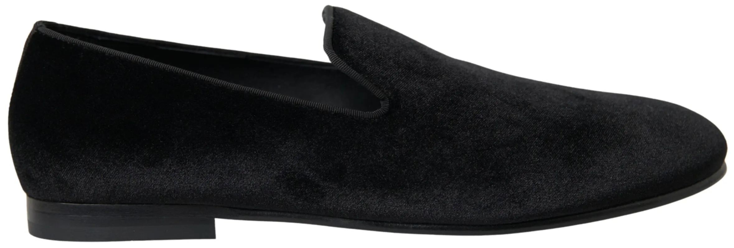 Elegant Velvet Black Loafers for Men sold by Louxly