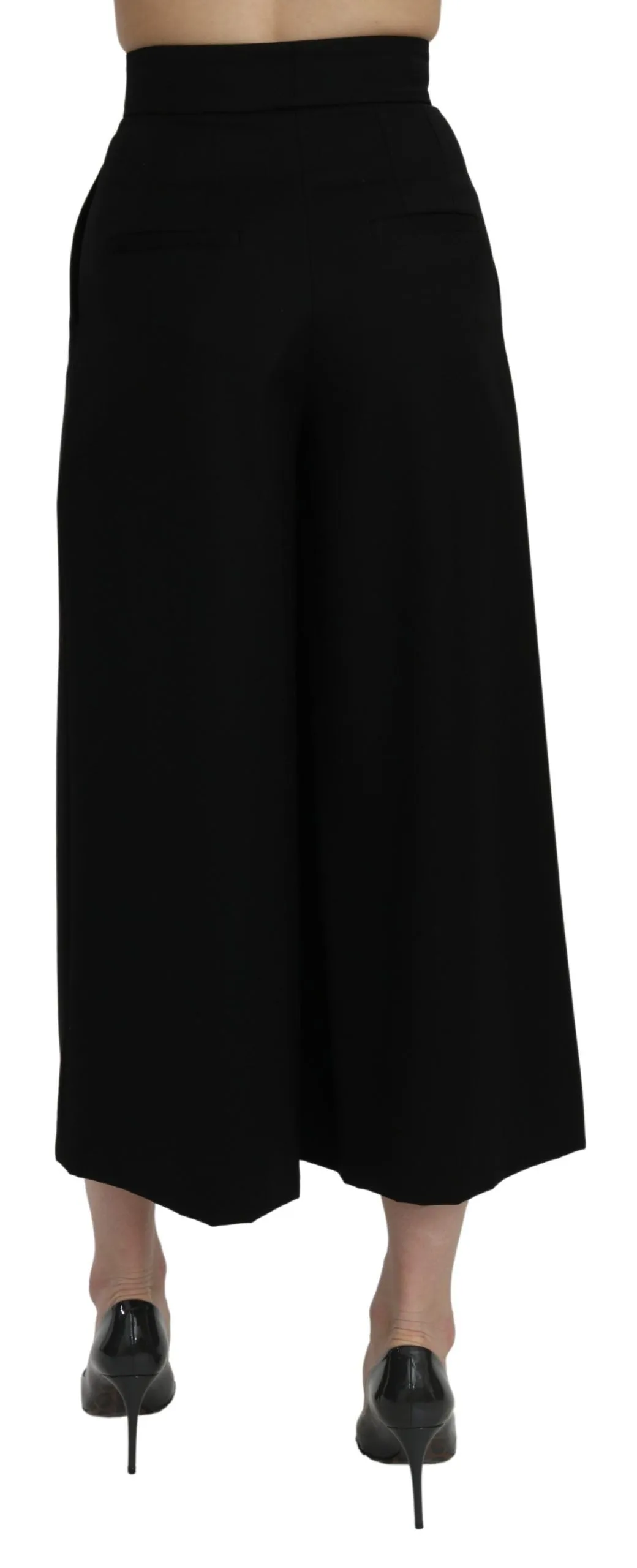 Elegant High Waist Wide Leg Wool Pants sold by Louxly product image thumbnail 2
