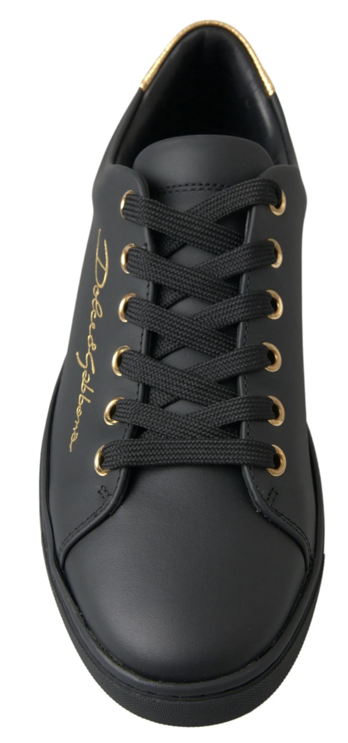 Black Gold Leather Classic Sneakers sold by Louxly product image thumbnail 4