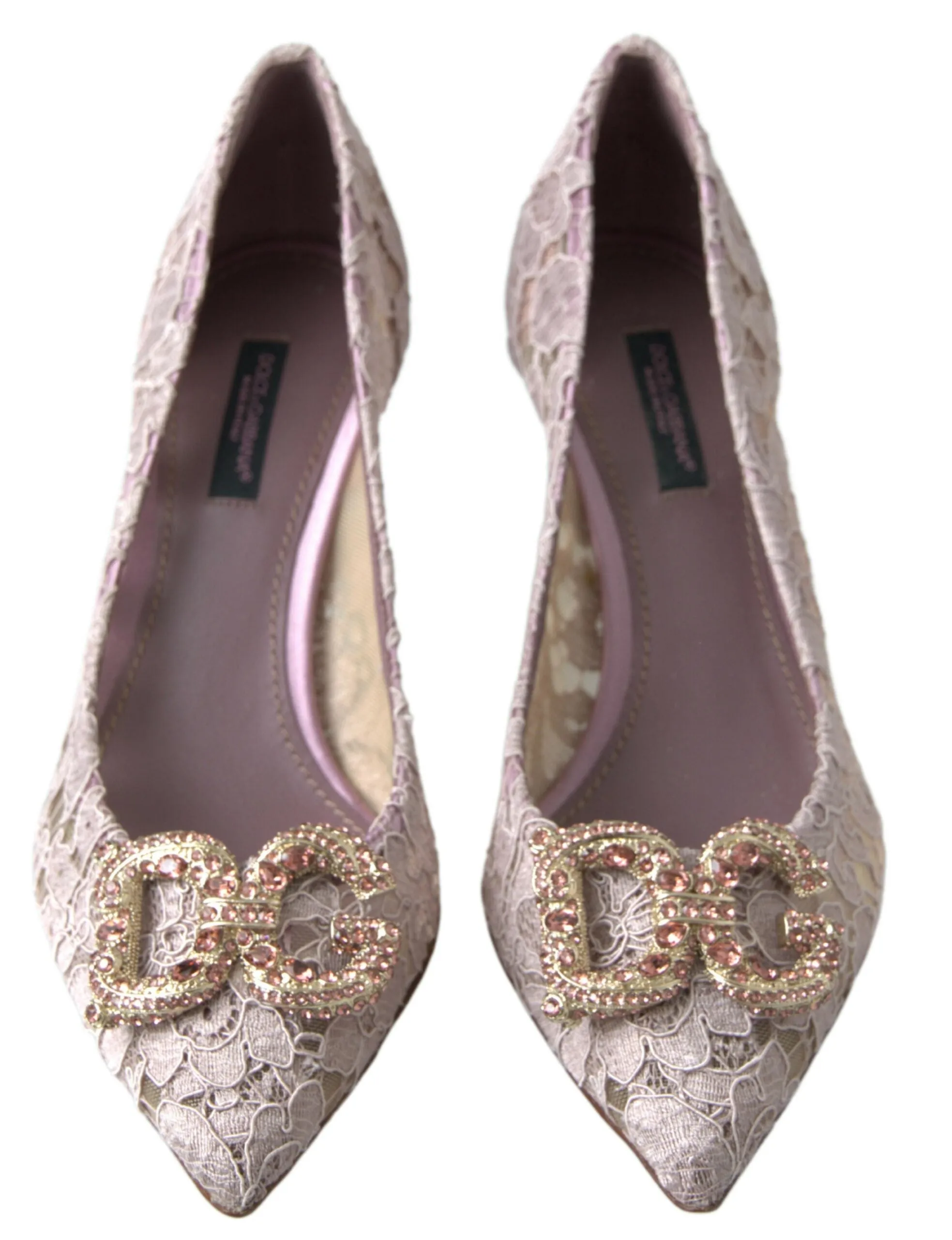 Elegant Pink Crystal Embellished Heels sold by Louxly product image thumbnail 5