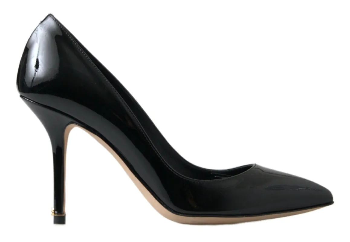 Elegant Patent Leather Heels Pumps sold by Louxly