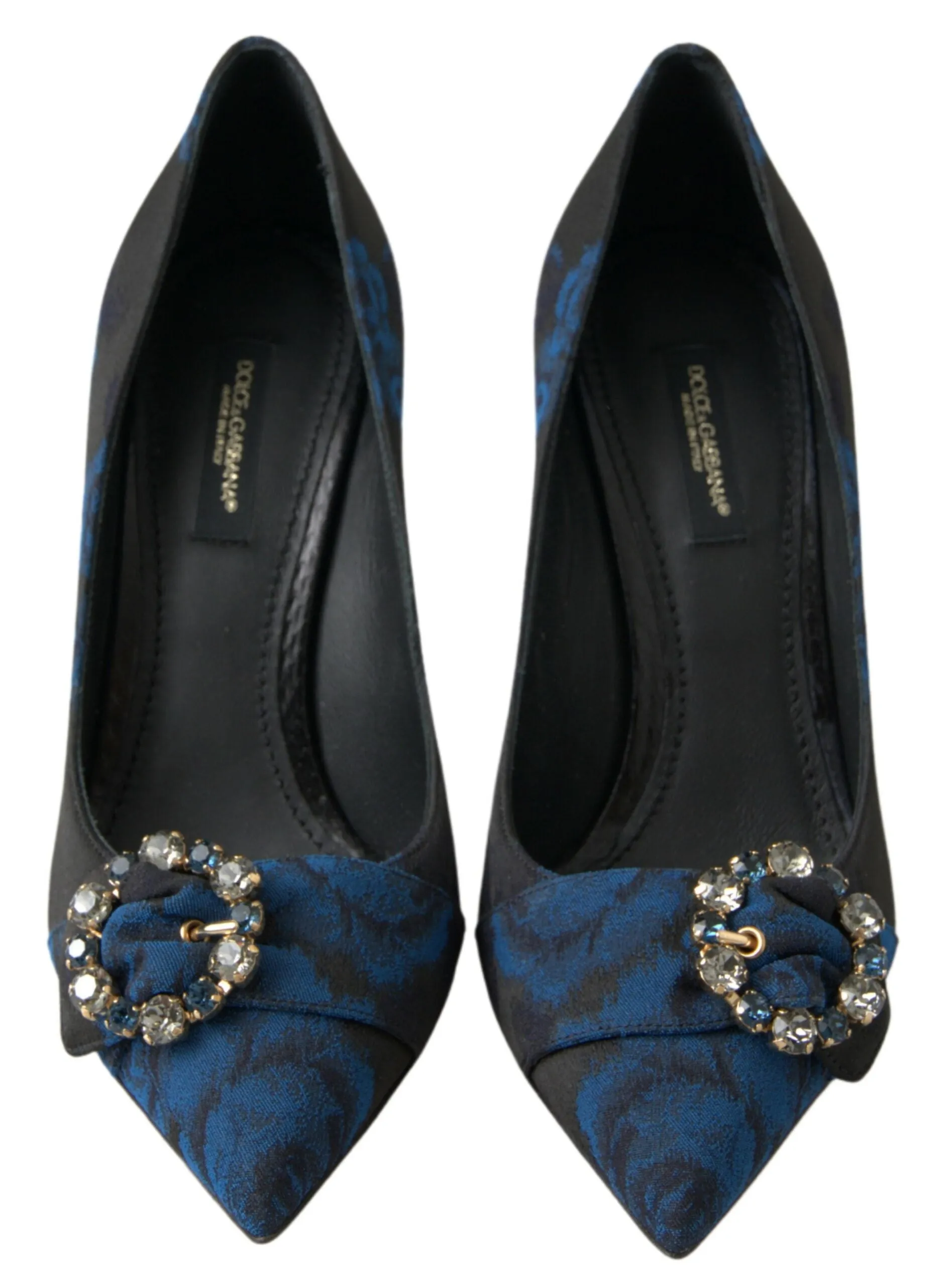 Elegant Blue Crystal Embellished Pumps sold by Louxly product image thumbnail 3