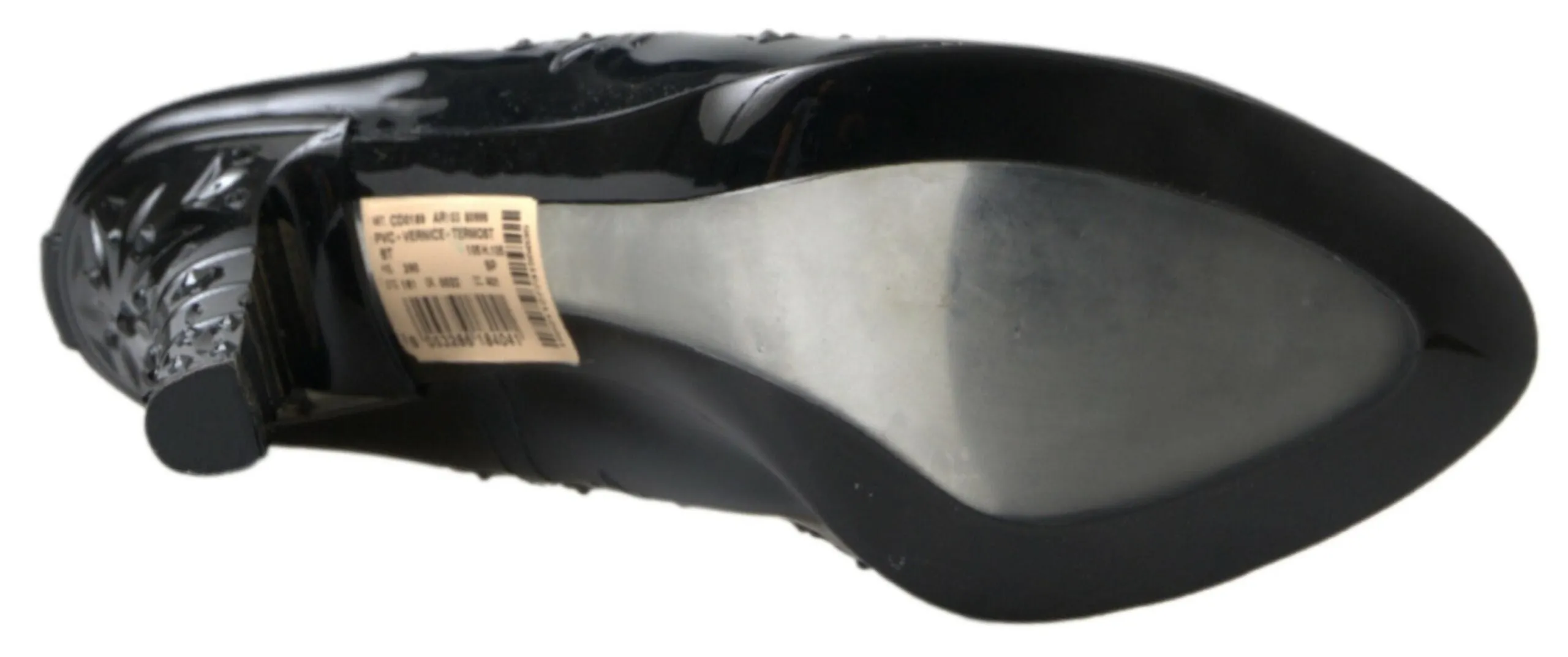 Elegant Black Crystal Cinderella Pumps sold by Louxly product image thumbnail 4