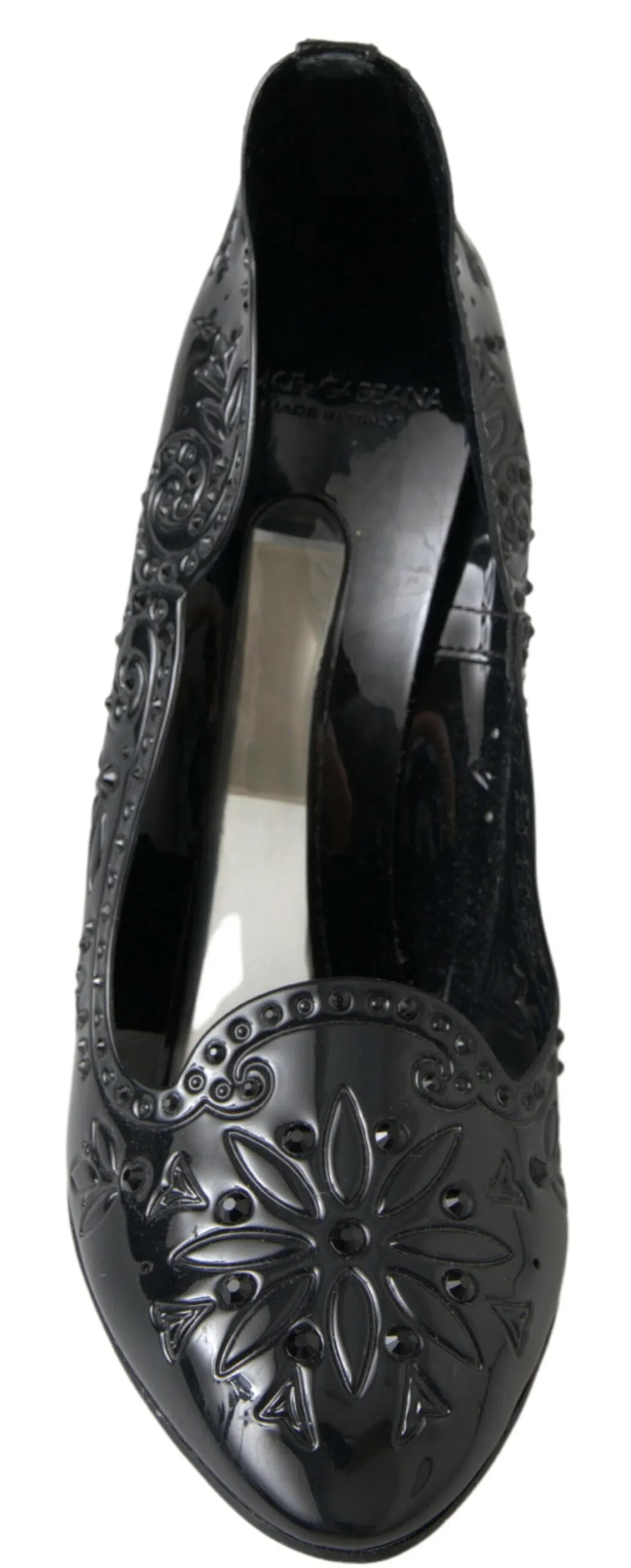 Elegant Black Crystal Cinderella Pumps sold by Louxly product image thumbnail 5