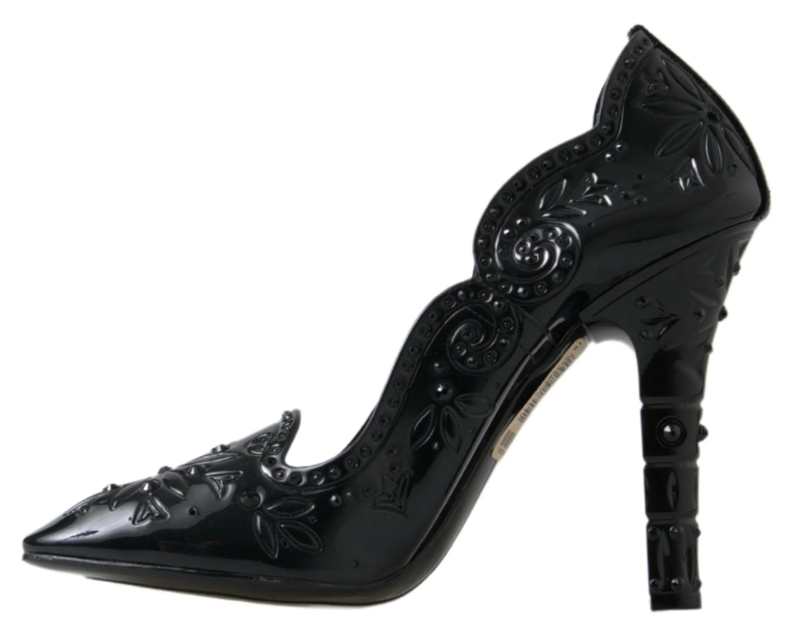 Elegant Black Crystal Cinderella Pumps sold by Louxly product image thumbnail 2