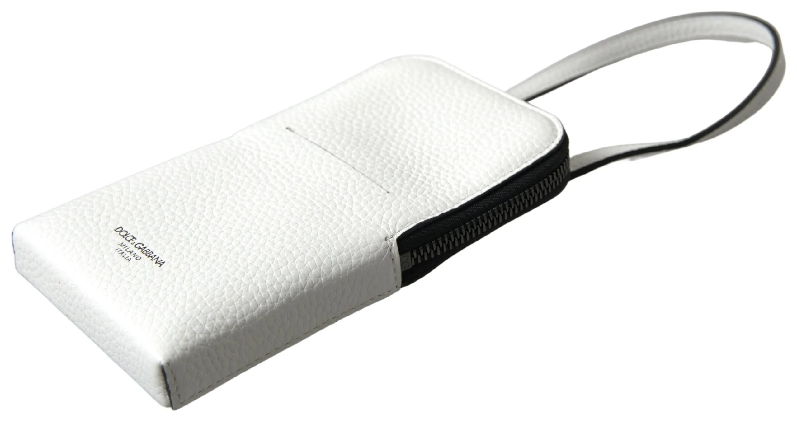 Elegant White Leather Phone Crossbody Bag sold by Louxly product image thumbnail 4