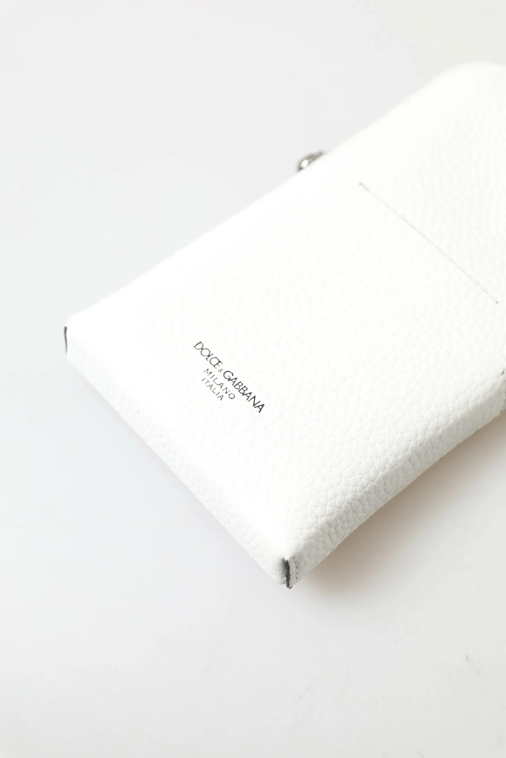 Elegant White Leather Phone Crossbody Bag sold by Louxly product image thumbnail 5