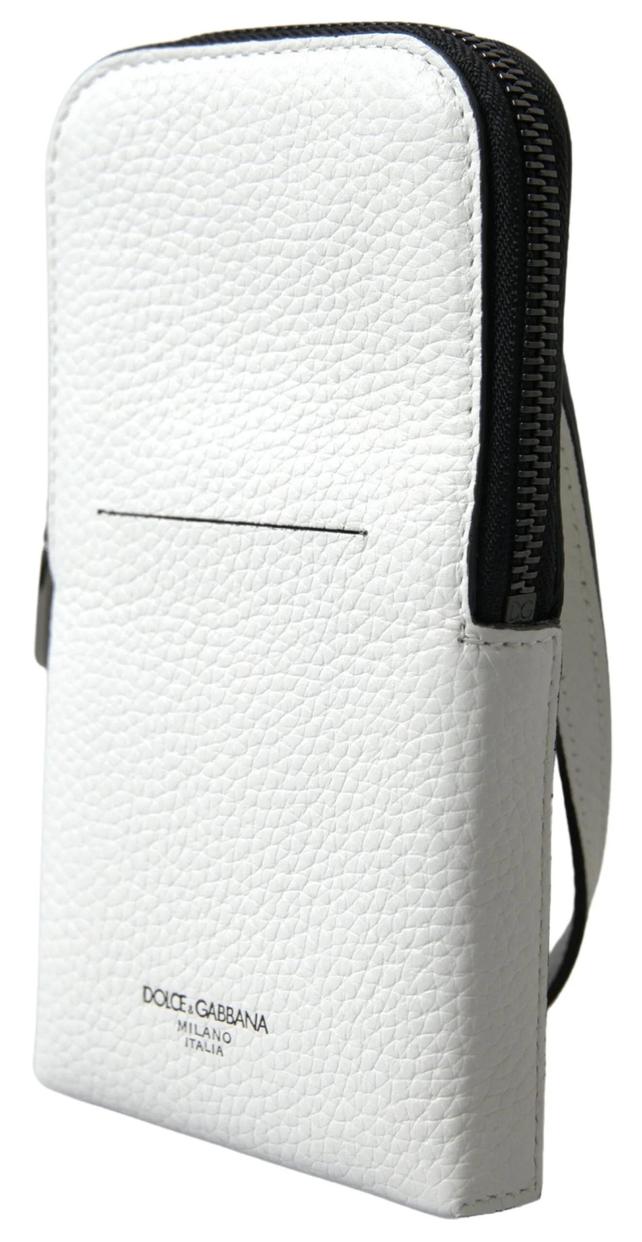 Elegant White Leather Phone Crossbody Bag sold by Louxly product image thumbnail 3